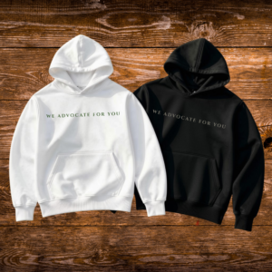 Core CHW Heavyweight Hoodie – "We Advocate For You"